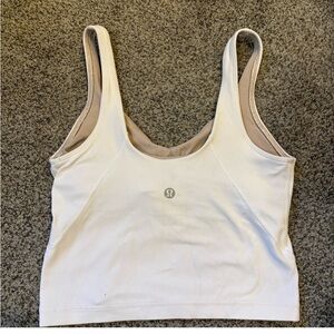 Lululemon white/cream align tank